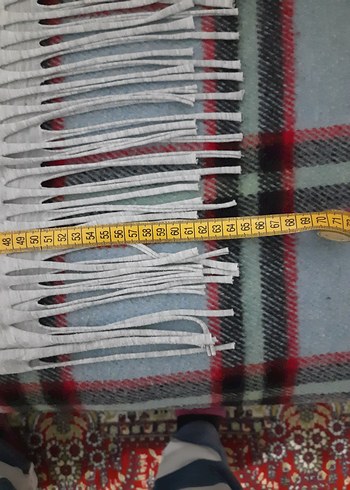 Püsküllü Gri Kız Çocuk Tişörtü - Görsel 5