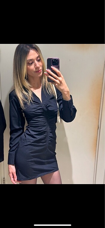 Mango kısa elbise