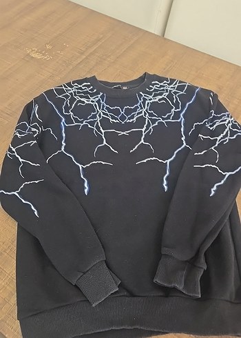 s Beden Siyah Baskılı kadın Sweatshirt