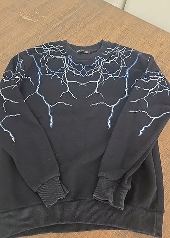 Diğer Siyah Baskılı kadın Sweatshirt