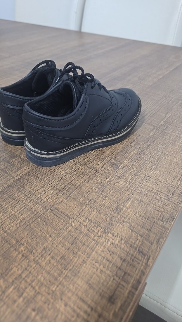 Erkek Çocuk Siyah Goth Özel Ayakkabı - Görsel 4