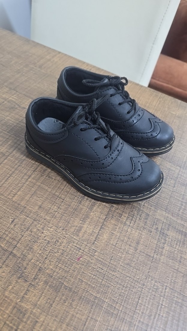 Erkek Çocuk Siyah Goth Özel Ayakkabı - Görsel 2