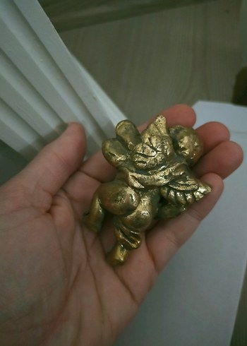 Altın Renkli Parlak Melek Biblo - Görsel 2