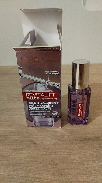 Loreal paris revitalift filler hyaluronik asit göz serumu