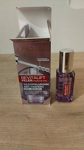 Loreal paris revitalift filler hyaluronik asit göz serumu 