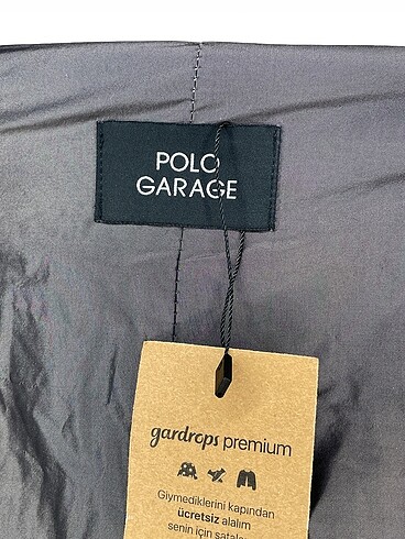 s Beden kahverengi Renk Polo Garage Mont %70 İndirimli.
