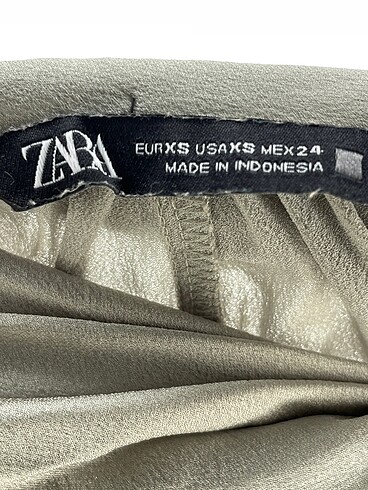 xs Beden yeşil Renk Zara Bluz %70 İndirimli.
