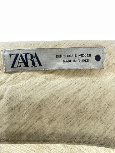 s Beden ten rengi Renk Zara Bluz %70 İndirimli.