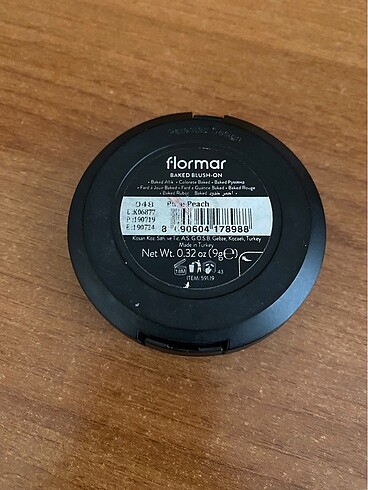 Flormar Flormar baked allık 048 pure peach