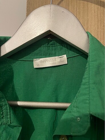 Zara Yeşil oversize gömlek