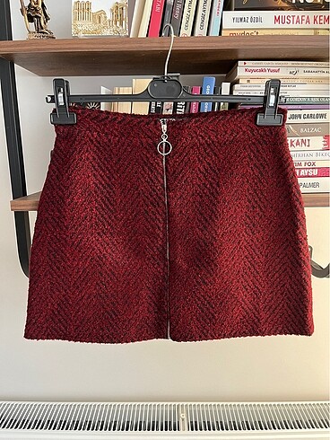 Bordo mini etek