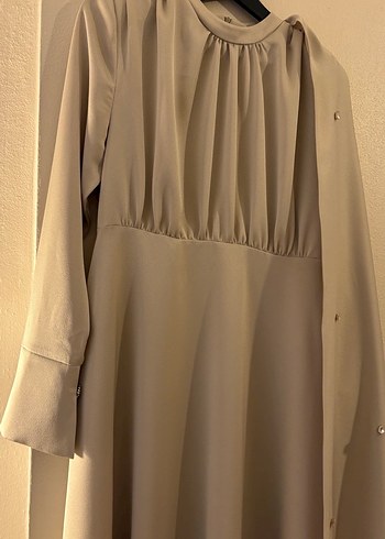 Açık yeşil Uzun abiye Elbise - Görsel 2