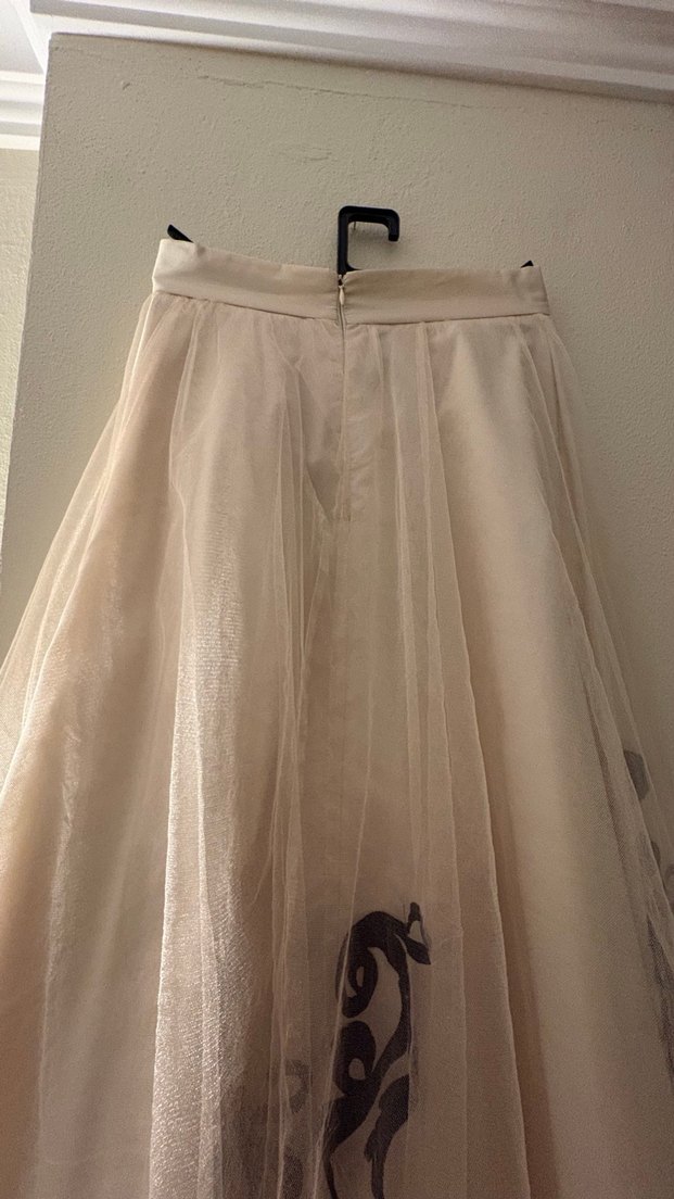 Abiye tesettür şık etek - Görsel 5