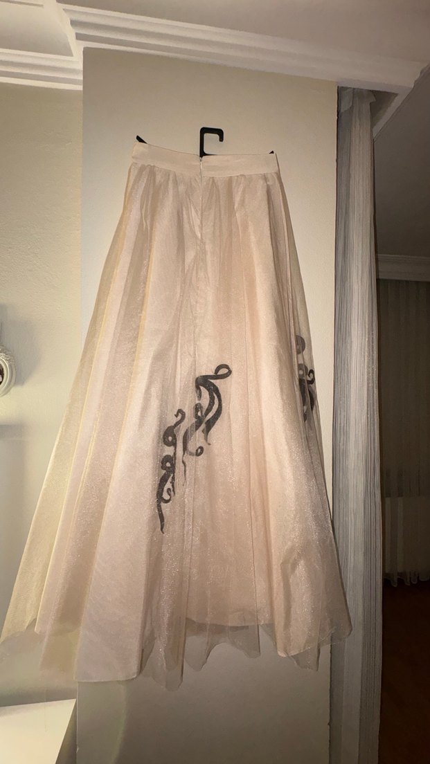 Abiye tesettür şık etek - Görsel 4