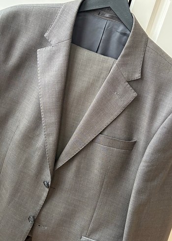 Gri Erkek Ofis Takım Elbise Ceket - Görsel 4