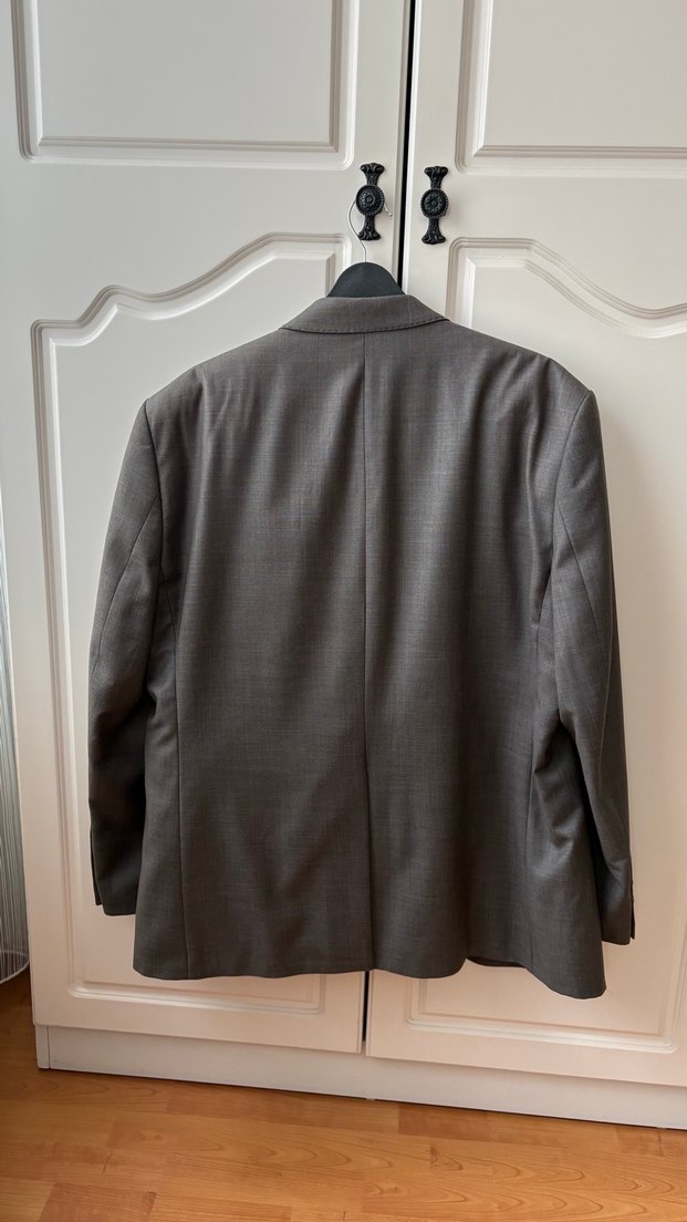 Gri Erkek Ofis Takım Elbise Ceket - Görsel 5