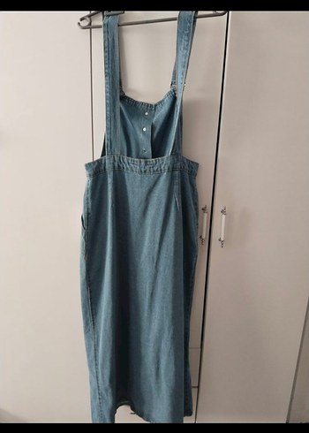 Diğer Kadın Kot Midi Uzun Tulum