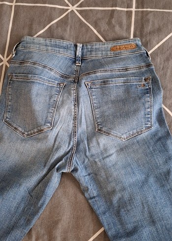 32 Beden Kadın Normal Kesim Midi Denim Pantolon