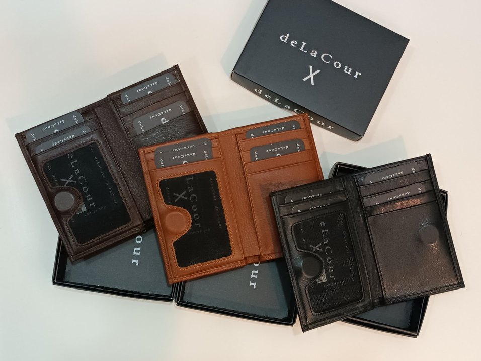 Gerçek Deri Erkek Cüzdan  Çok Bölmeli,Şık,Kutulu - Görsel 2