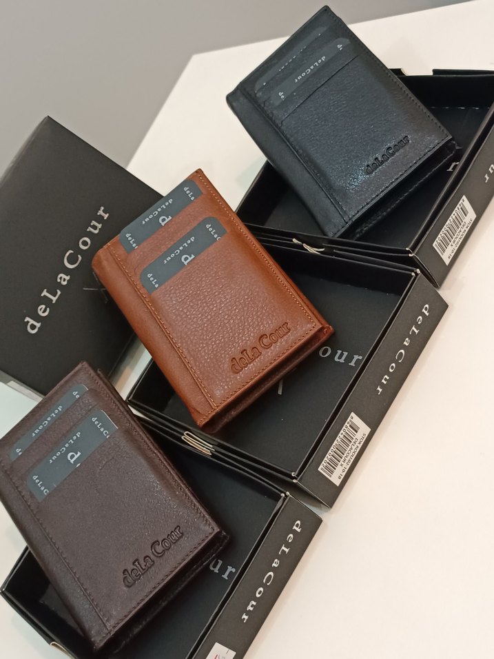 Gerçek Deri Erkek Cüzdan  Çok Bölmeli,Şık,Kutulu - Görsel 3