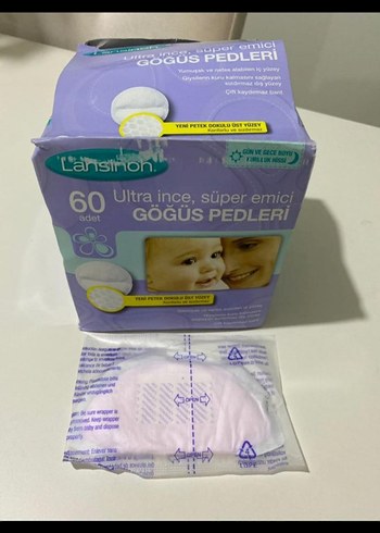 Lansinoh Ultra İnce Süper Emici Göğüs Pedi- 47 adet - Görsel 2