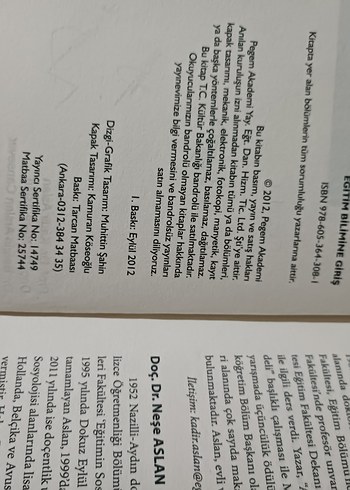  eğitim bilimine giriş pegem kadir aslan