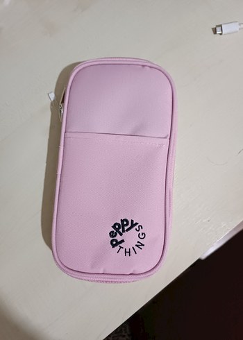 Beden PeppyThings x Defacto Pembe Fermuarlı kalem Çantası