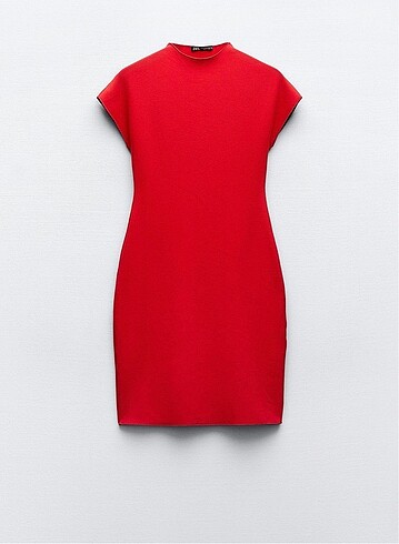 Zara triko mini elbise