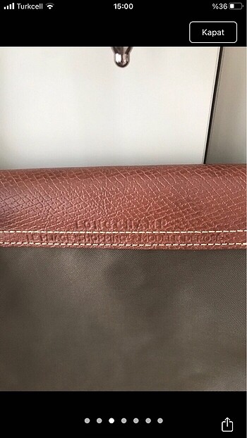 Beden Orijinal Longchamp çanta. Orta (M) boy