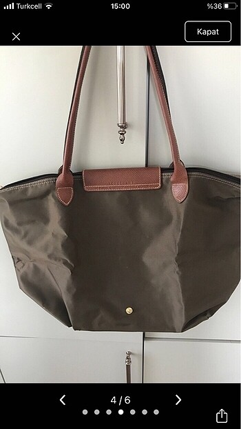 Longchamp Orijinal Longchamp çanta. Orta (M) boy