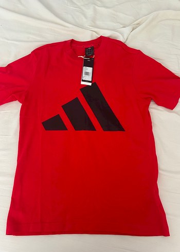 Kırmızı Orjinal Adidas Baskılı Erkek Tişört