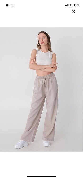 Keten pantolon addax