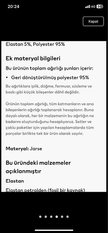 H&M H&M düğmeli midi elbise
