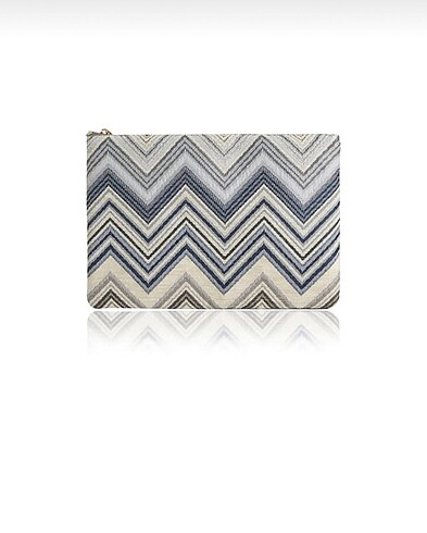 VIVION Zigzag Clutch Çanta