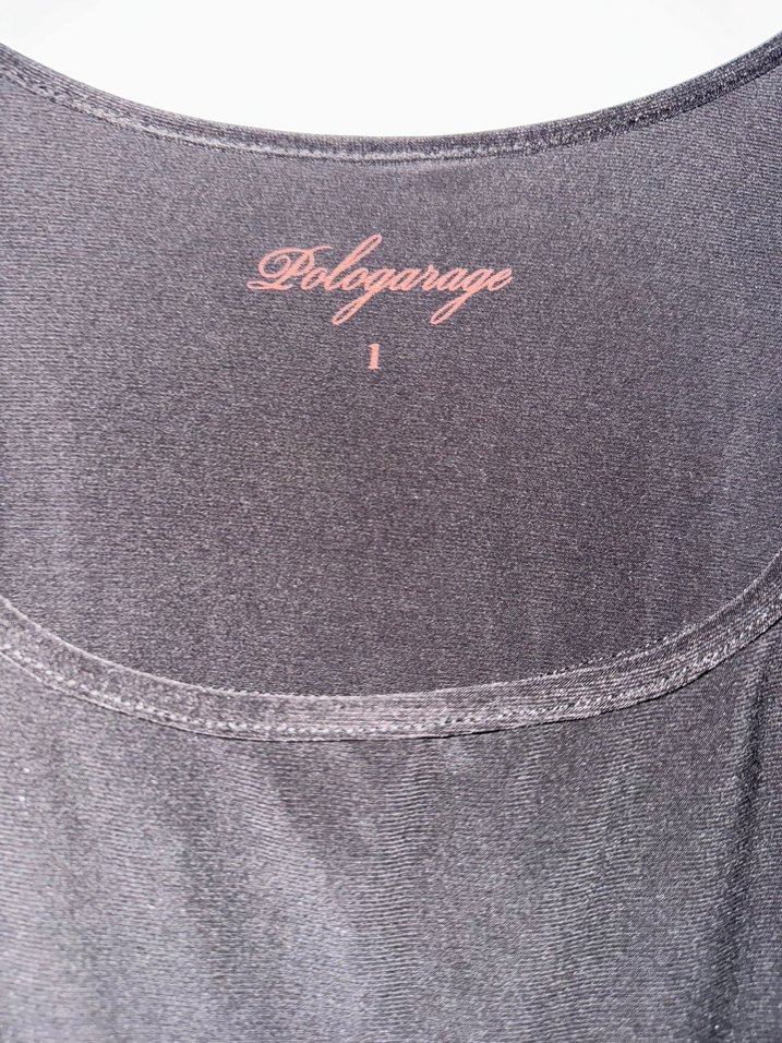 Siyah Drapeli Uzun Kadın Elbise - Görsel 3