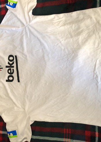 Beyaz Baskılı Erkek Kısa Kollu orjinal beşiktaş forması - Görsel 4