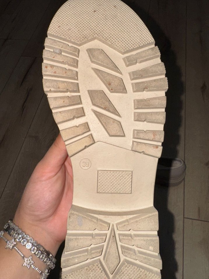 Bej Kadın Deri Platform Topuklu Loafer - Görsel 3