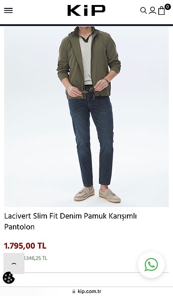 Orjinal pamuklu pantolon