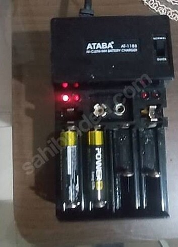 Aaa şarjlı piller ince piller 9v piller icin sorunsuz temiz