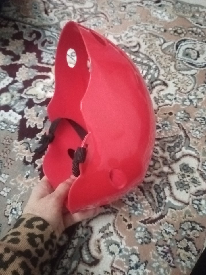 Kırmızı Yılan Desenli Motosiklet Kaskı - Görsel 3