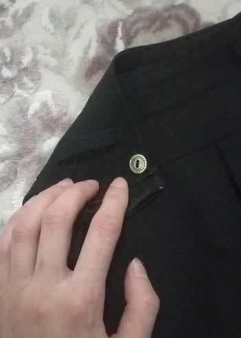 Siyah Pilili Midi Mini Etek - Görsel 3