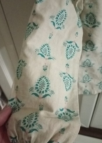 Kız Çocuk Uzun Kollu Pamuklu Bluz - Görsel 4