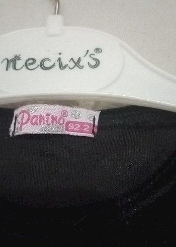 Siyah Kız Çocuk Uzun Kollu Fırfırlı Bluz - Görsel 4