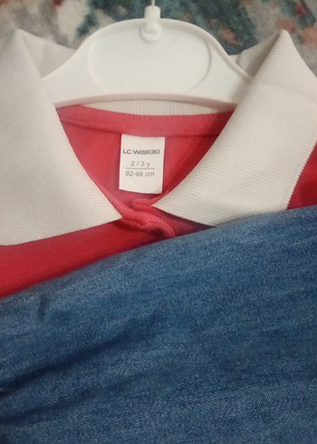 Uzun Kollu Mavi Kız Çocuk Elbise - Görsel 6