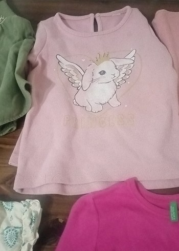 Pembe Bebek Kız Kısa Kollu Baskılı Takım - Görsel 7