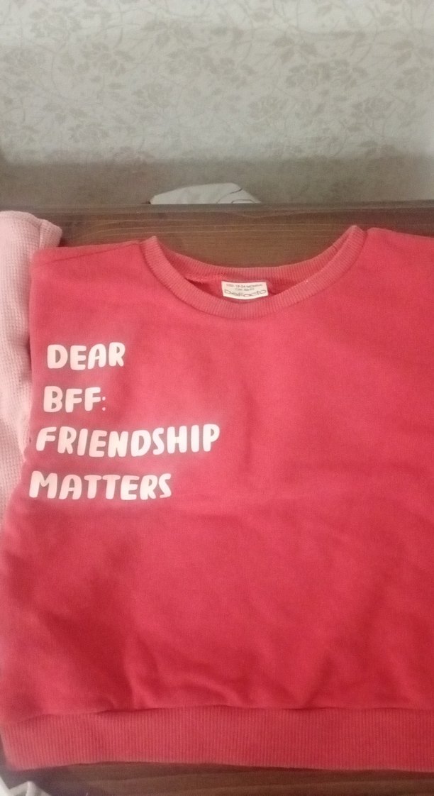 Pembe Bebek Kız Kısa Kollu Baskılı Takım - Görsel 2