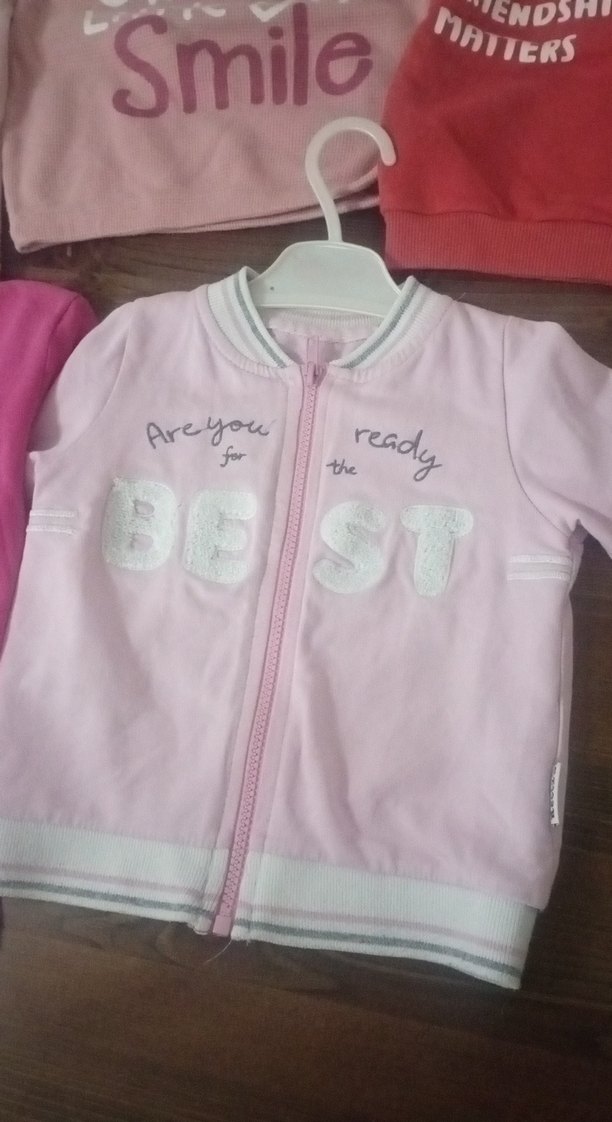 Pembe Bebek Kız Kısa Kollu Baskılı Takım - Görsel 4