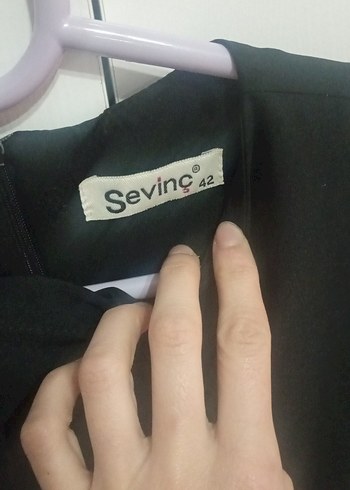 Kadın Siyah Uzun Kollu Uzun Elbise - Görsel 2