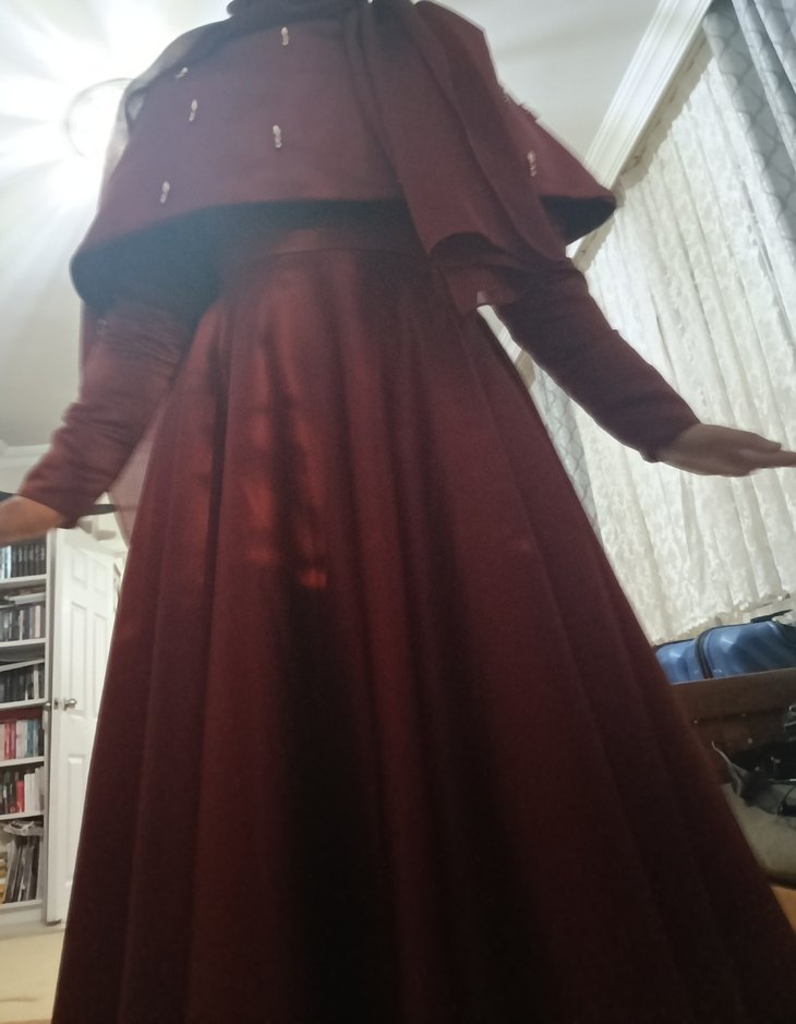 Bordo abiye 4000 - Görsel 2