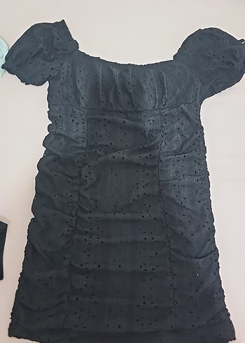 l Beden Siyah Mini Elbise